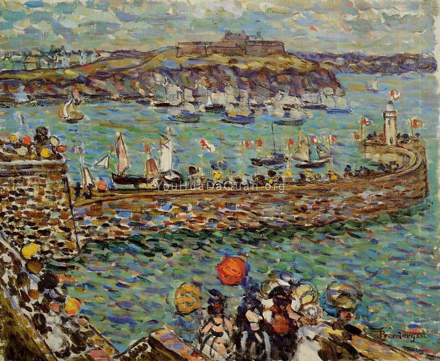 Lighthouse at St Malo - 莫里斯·巴西·加斯特